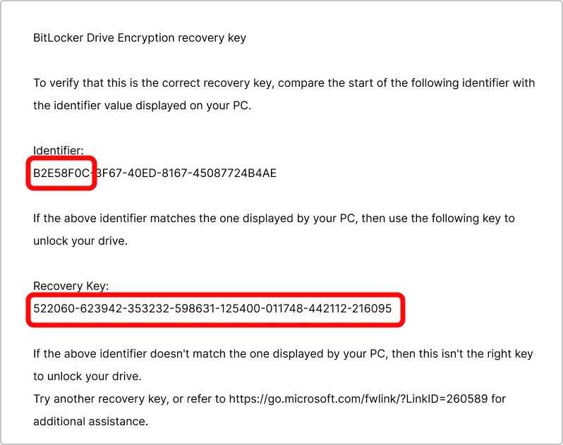 How to Recover Your BitLocker Recovery Key