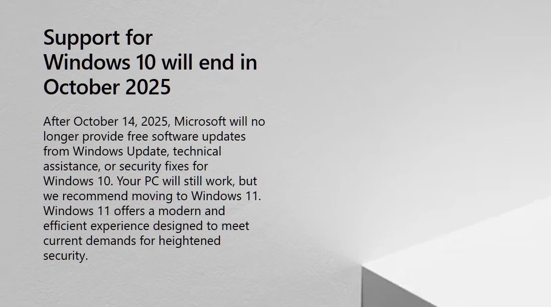 Windows 10 Support Will End, What Should I Do?