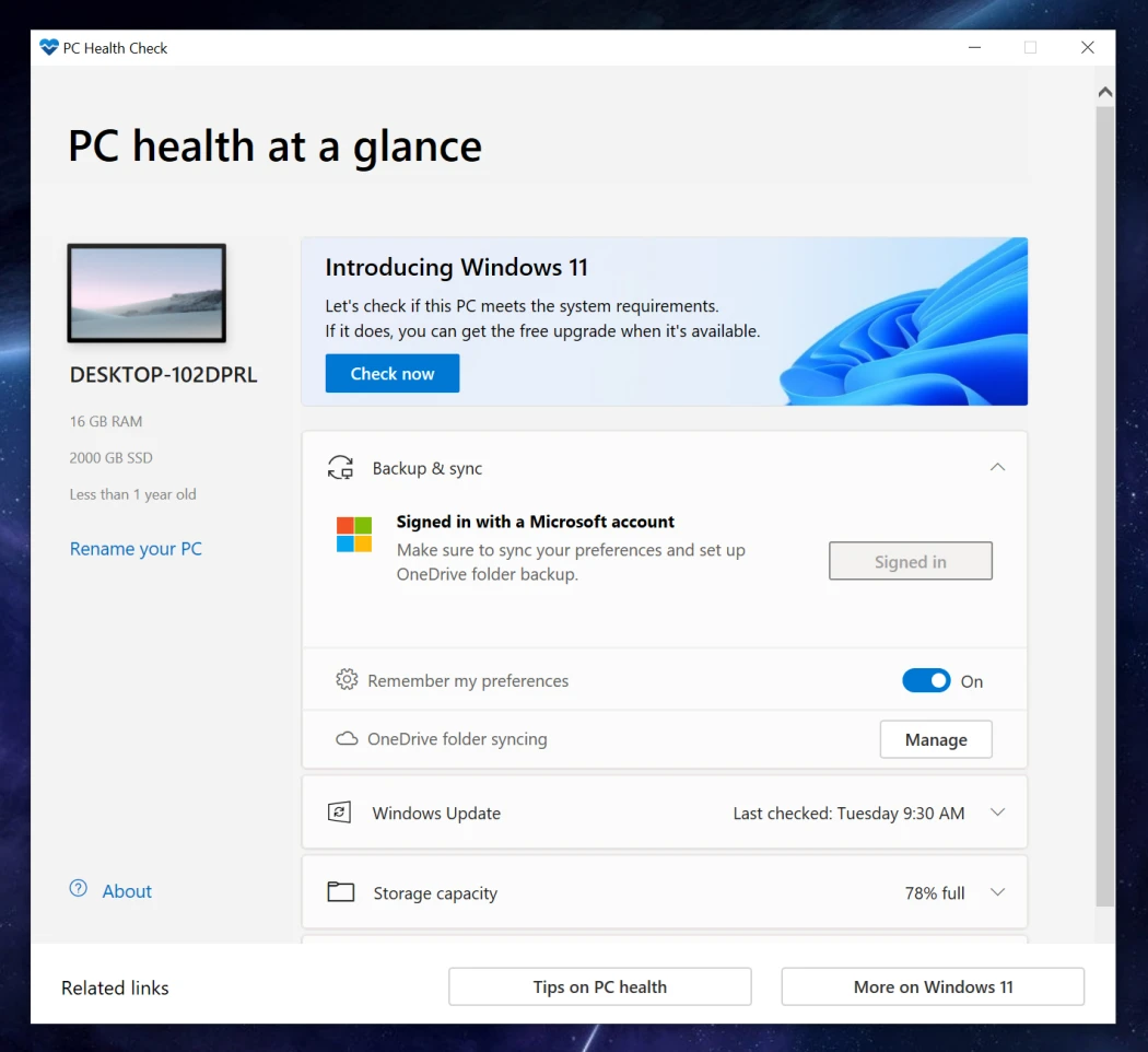 Why Can't I Upgrade to Windows 11 - PC Health Check